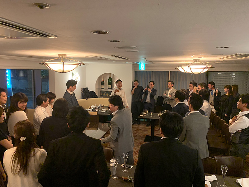 BLTで納会(締めの挨拶)